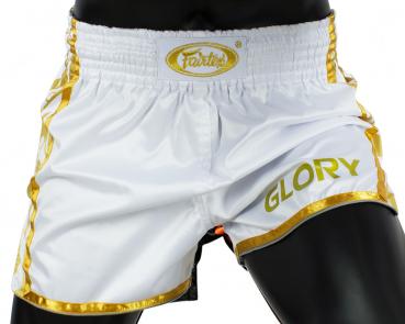 Fairtex Muay Thai Shorts Glory weiß BSG2